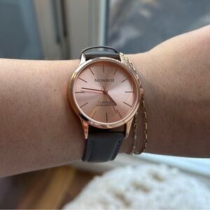 Monroe | Women's Watch with Genuine Leather Strap (Solerose)